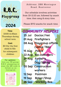 T3 2024 playgroup flyer
